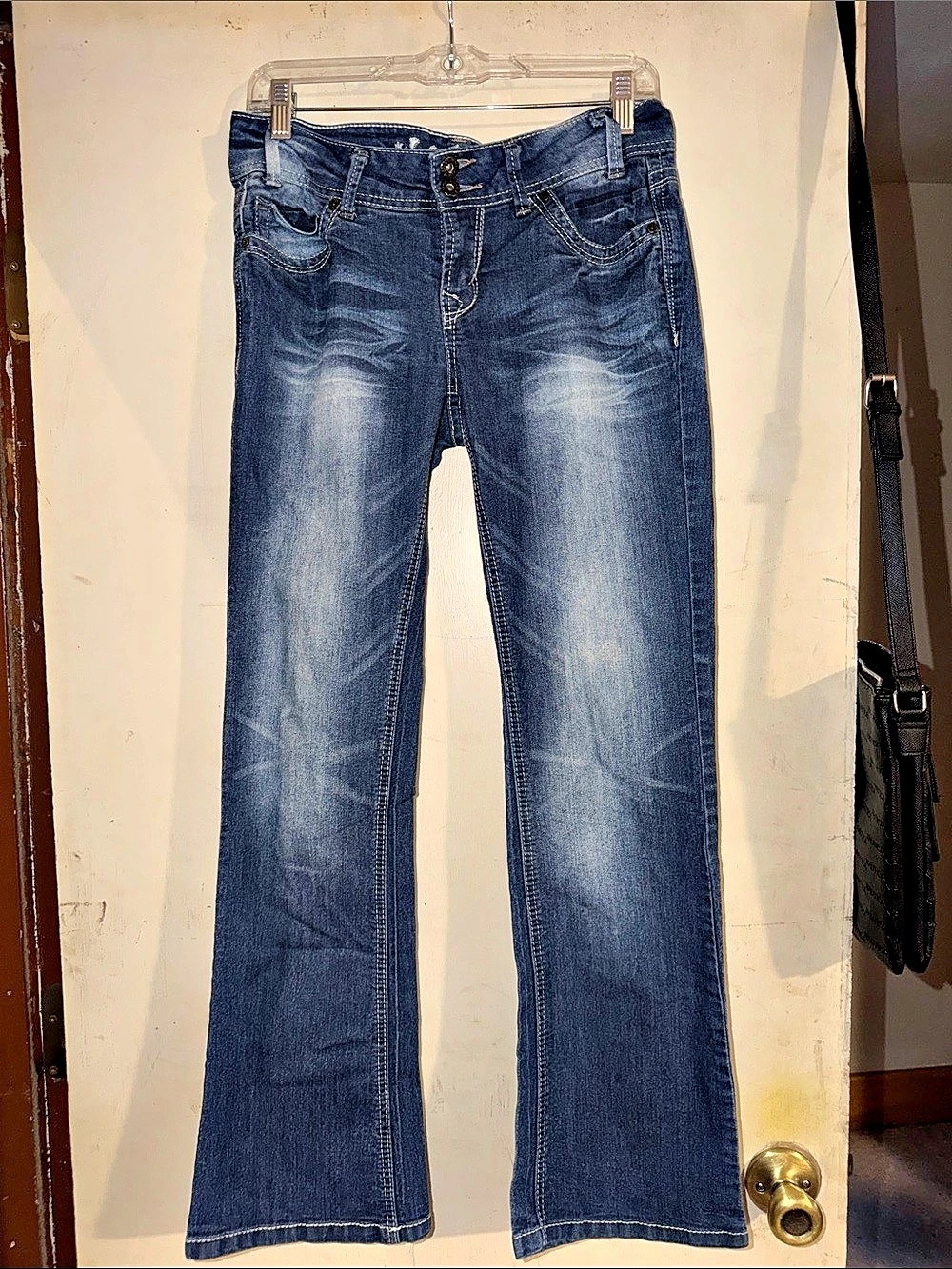 Miss Me Vintage Loser Women's Bootcut Jeans in Blue